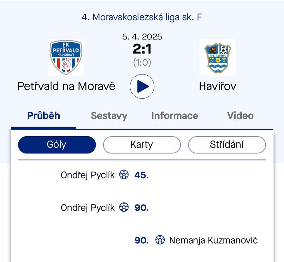 bulharek's tweet photo. ... Zvonec a pohádky je konec? 👀
Nečekal jsem, že tak brzo, ale trochu později. Balon na straně Polanky a následně Vítkovic, opět se vrátit do bojů o druhé postupové místo. ☝️😁
#divize
#fotbal
#havirov
#polanka https://t.co/E8I9rkGbZN