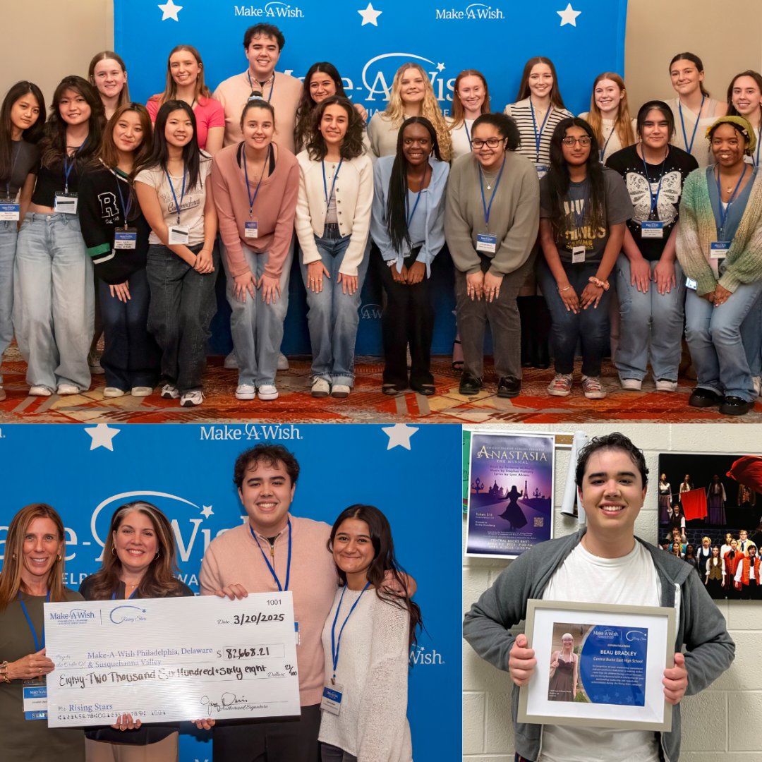 CB East's Patriot Players aren't just hours away from taking the stage for the closing weekend of their spring musical. They're also celebrating another major accomplishment: raising $9K for Make-A-Wish to help grant a trip to Disney! Amazing work all!!🥳💙tinyurl.com/yr2acawa