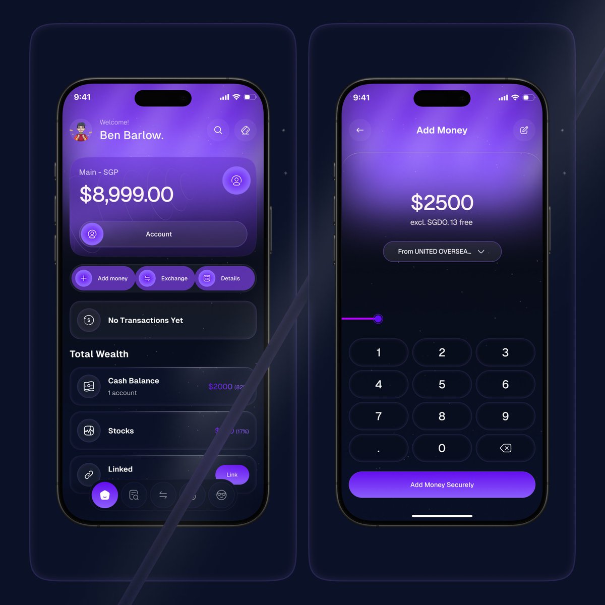 FahimFaysa009's tweet photo. Finance Mobile App Design.
Send inquiry to: β¬οΈ
Email: mdfahimbro009@gmail.com
Telegram: https://t.co/yAuoTdMIc6
WhatsApp: +880 1951-519616
#appscreen #modernappui #productdesign #transactions #personalfinance #mobilebanking #bankingapp #appdesign #MobileApp https://t.co/Ac8okI7I6A