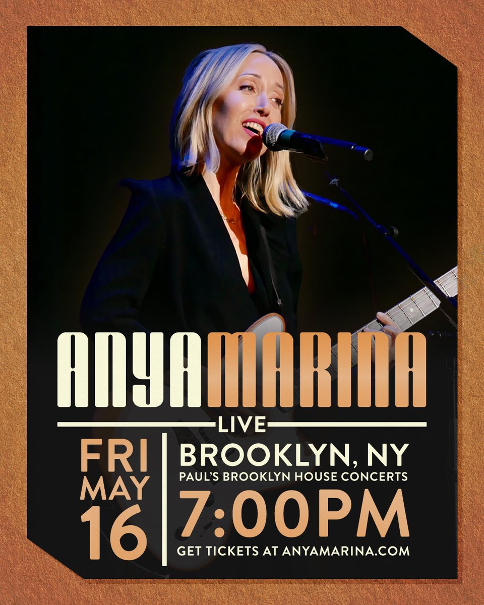 Brooklyn, NY! I'm looking forward to playing one of Paul's House Concerts again. Last time was CA--this time it's in Brooklyn, NY! Tix on sale now: houseconcerts.nyc/rsvps/show/any…?