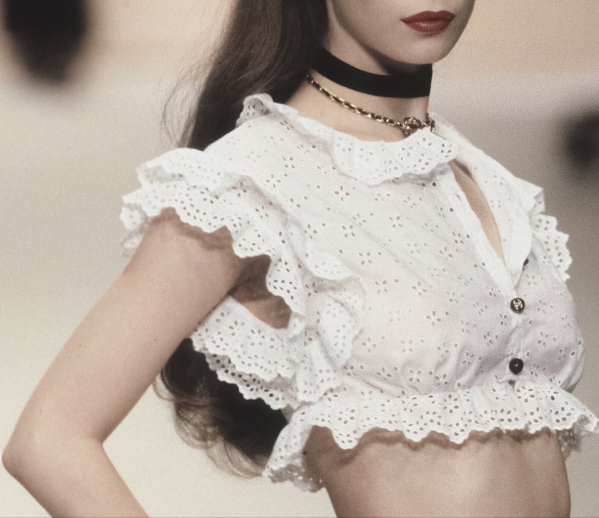 glirttery's tweet photo. chanel spring 1995 https://t.co/Vxb8L4Fbj5