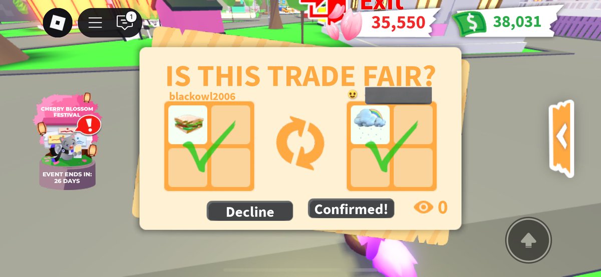 bought from <a href="/YilianBlossom/">🌸🍓 Blossom</a> again! i went first with 150 robux amc she immediately gave me the pw afterwards tysmm! ^^