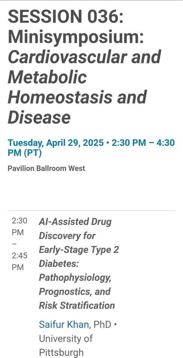 Saifur Rahman Khan (@mdsaifurrkhan1) on Twitter photo Presenting AI platform in drug discovery at ASIP conference, Portland, Oregon.<a href="/PittDeptofMed/">PittDeptofMed</a>, <a href="/PittVMI/">Vascular Medicine Institute</a>, <a href="/UPMC/">UPMC</a> Presenting AI platform in drug discovery at ASIP conference, Portland, Oregon.<a href="/PittDeptofMed/">PittDeptofMed</a>, <a href="/PittVMI/">Vascular Medicine Institute</a>, <a href="/UPMC/">UPMC</a>