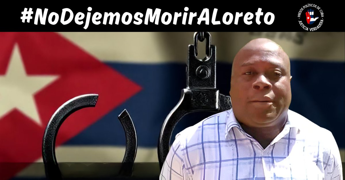 BettyFreeCuban's tweet image. #NoDejemosMorirALoreto Urgente 🚨 @CubalexDDHH ✍️🏻
.
⚠️⚠️#AlertaCubalex | La salud del #PresoPolítico y líder religioso Loreto Hernández García se deteriora gravemente en la prisión de #Guamajal, en #VillaClara, como consecuencia de las precarias condiciones de reclusión y la…