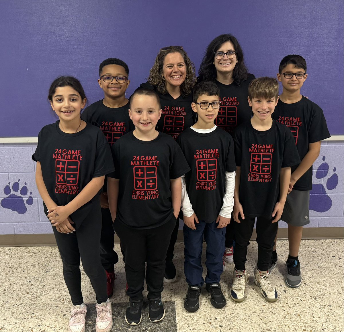 County  <a href="/24game/">24® Game</a> Tournament with our mathletes!! Each group had a representative in the top 16 and both of our 4th graders made it to the Final Four! Way to go <a href="/ChrisYungES/">Chris Yung Elementary School</a> 🥳