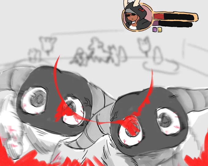 ハァッ…ハァッ…!! 