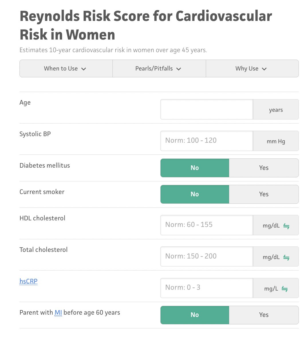 #CardioNuggets

The Reynolds Risk Score refines 10-year CV risk—especially in women:

✅ Uses: Age, SBP, TC, HDL, hs-CRP, smoking, family hx
🔍 More accurate than Framingham for women

Ideal for primary prevention decisions.

#CardioTwitter #Prevention #Lipids