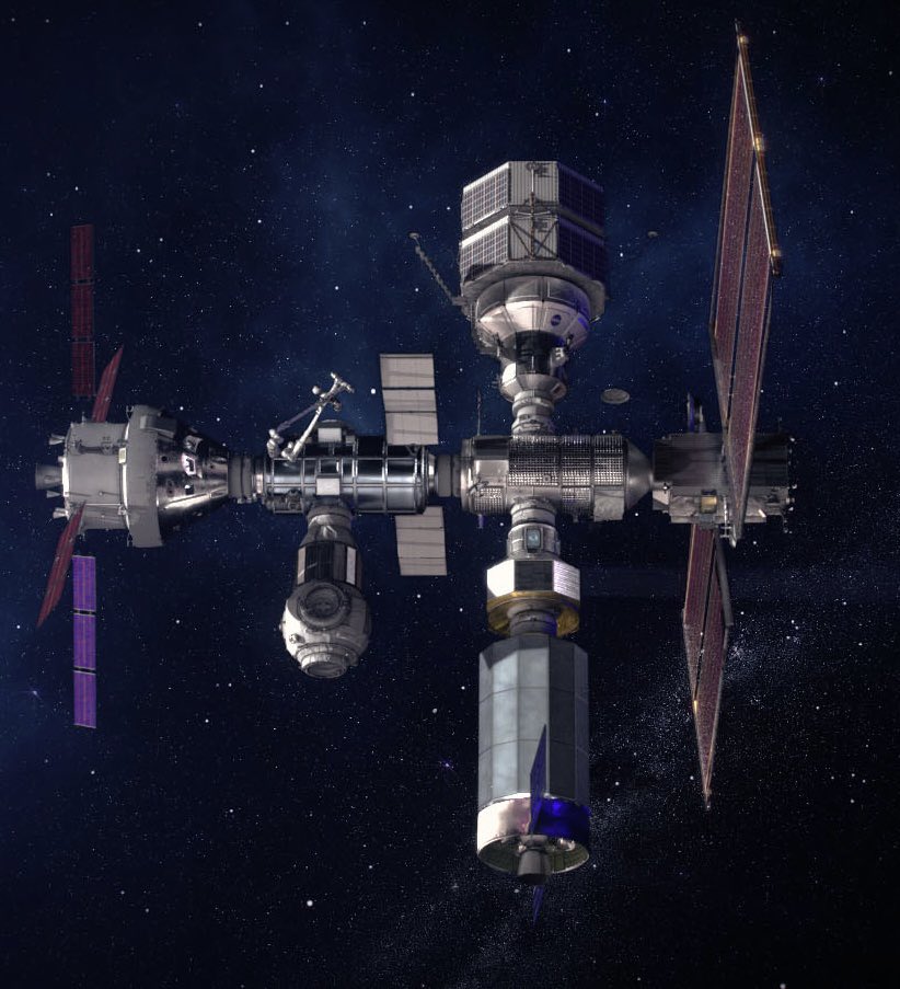 tobyliiiiiiiiii's tweet photo. The first and core module of the Lunar Gateway has been delivered to the United States ahead of launch.

The Habitation and Logistics Outpost (HALO) module will provide living quarters and scientific research capabilities, before astronauts descend to the Moon’s surface.

HALO will undergo final outfitting and integration with the Power and Propulsion Element before launch on SpaceX’s Falcon Heavy in 2027.