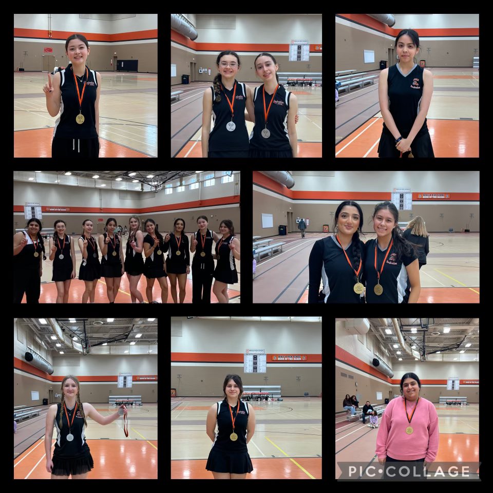 Congratulations ladies on placing 1st at the DeKalb invite this morning! Everyone walked away with hardware.🏸⚜️🏸