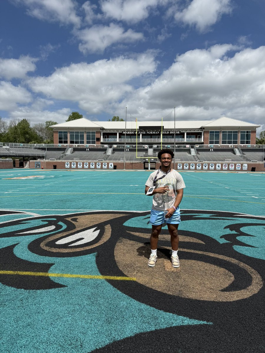 Jayden “Tank” Terry 3⭐️ C/O 2026 (@jaydentankterry) on Twitter photo After an amazing Junior Day visit and conversation with <a href="/CoachCrenshaw/">Andre Crenshaw</a> I’m thankful to receive an offer from <a href="/CoastalFootball/">Coastal Football</a>. 🏄🏾♂️🏄🏾♂️🏄🏾♂️ 🏄🏾♂️🏄🏾♂️
Now you have to come check out the ❄️❄️
<a href="/SchillerWilson/">Wilson Schiller</a> <a href="/braeyown/">Braelyn Yown</a> <a href="/CCUCoachDrew/">Drew Hollingshead</a> <a href="/Coachtimbeck/">Tim Beck</a> <a href="/CoachRessa/">Paul Ressa</a> <a href="/BallAtTheBeach/">Coastal Football Recruiting</a> <a href="/CoachMattPearce/">Matt Pearce</a> After an amazing Junior Day visit and conversation with <a href="/CoachCrenshaw/">Andre Crenshaw</a> I’m thankful to receive an offer from <a href="/CoastalFootball/">Coastal Football</a>. 🏄🏾♂️🏄🏾♂️🏄🏾♂️ 🏄🏾♂️🏄🏾♂️
Now you have to come check out the ❄️❄️
<a href="/SchillerWilson/">Wilson Schiller</a> <a href="/braeyown/">Braelyn Yown</a> <a href="/CCUCoachDrew/">Drew Hollingshead</a> <a href="/Coachtimbeck/">Tim Beck</a> <a href="/CoachRessa/">Paul Ressa</a> <a href="/BallAtTheBeach/">Coastal Football Recruiting</a> <a href="/CoachMattPearce/">Matt Pearce</a>