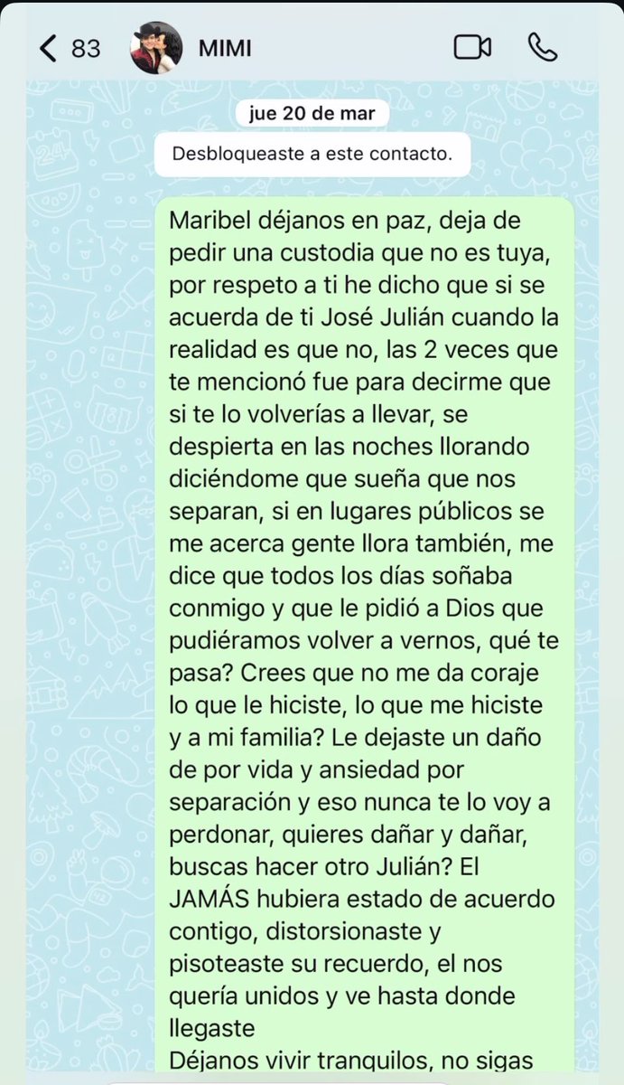 lacomadritaof_'s tweet photo. Maribel Guardia asegura que Imelda Tuñón la amenazó por mensaje.

Ahora Imelda hace público a través de sus redes sociales el último mensaje enviado a Maribel. https://t.co/xYNI0c8Deo