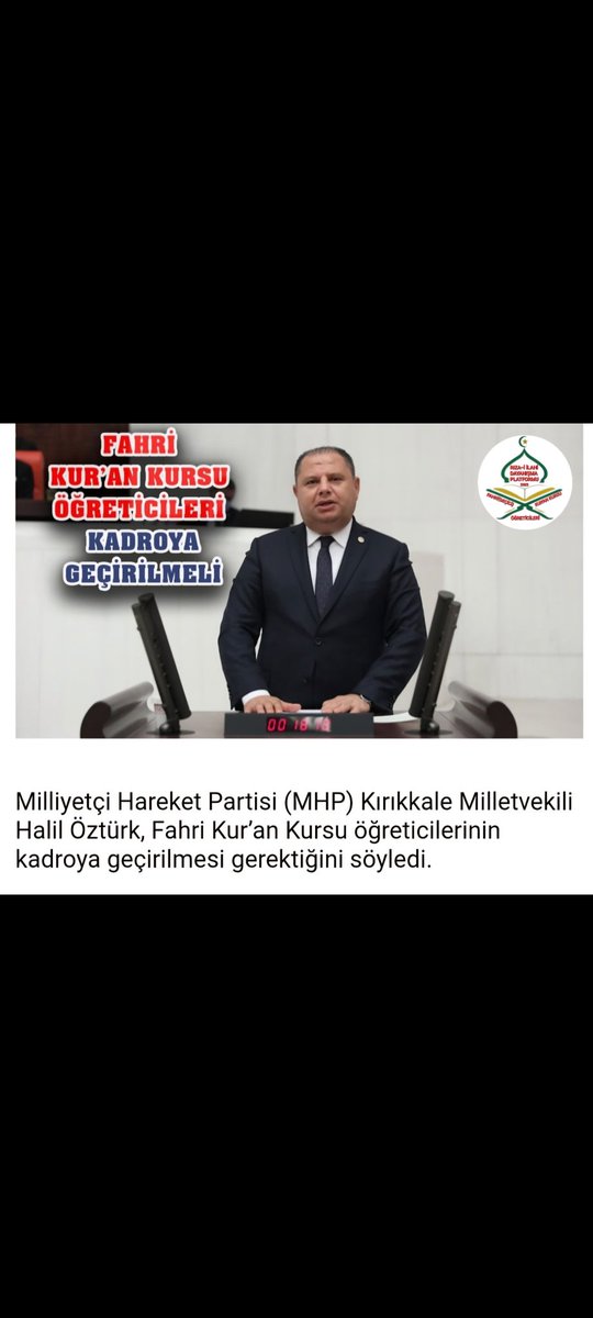 👉Asgari ücretin altında maaş
👉Sigortaları eksik yatar
👉Tazminat hakları
👉İşsizlik maaşı 
👉Özlük hakları
YOK❗️

#Diyanet FAHRİ (Geçici)  ÖĞRETİCİLERi  
<a href="/Avkthalilozturk/">Halil ÖZTÜRK</a> vekilimizn kanun teklifi lutfen artik beklemesn
Devlet bahçeli 
<a href="/AvOzlemZengin/">Av. Özlem Zengin 🇹🇷</a> <a href="/akbasogluemin/">Av. M.Emin AKBAŞOĞLU 🇹🇷</a> 
<a href="/AyanNilhan/">Nilhan AYAN</a>