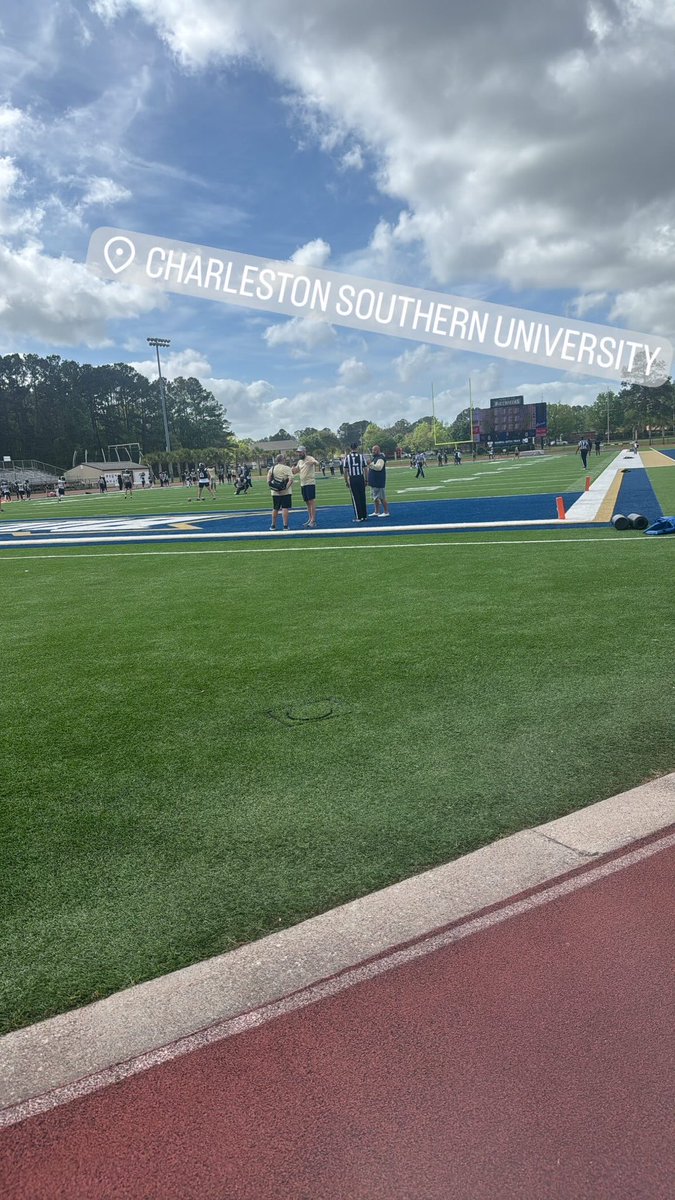Had a great time at Charleston Southern’s junior day. Can’t wait to be back in June!
<a href="/SethStrick11/">𝐒𝐞𝐭𝐡 𝐒𝐭𝐫𝐢𝐜𝐤𝐥𝐚𝐧𝐝</a> <a href="/gieseldiesel/">TheCoachGieselman</a> <a href="/holtahlers12/">Holton Ahlers</a> <a href="/Tcopper10/">Terrance Copper</a> <a href="/LastTruThorpe/">Coach V. Thorpe♨️</a> <a href="/TreyScott_NC/">Trey Scott</a> <a href="/QBC_Charlotte/">QB Country NC</a> <a href="/Coach_Vince_/">Vince Giardina</a>