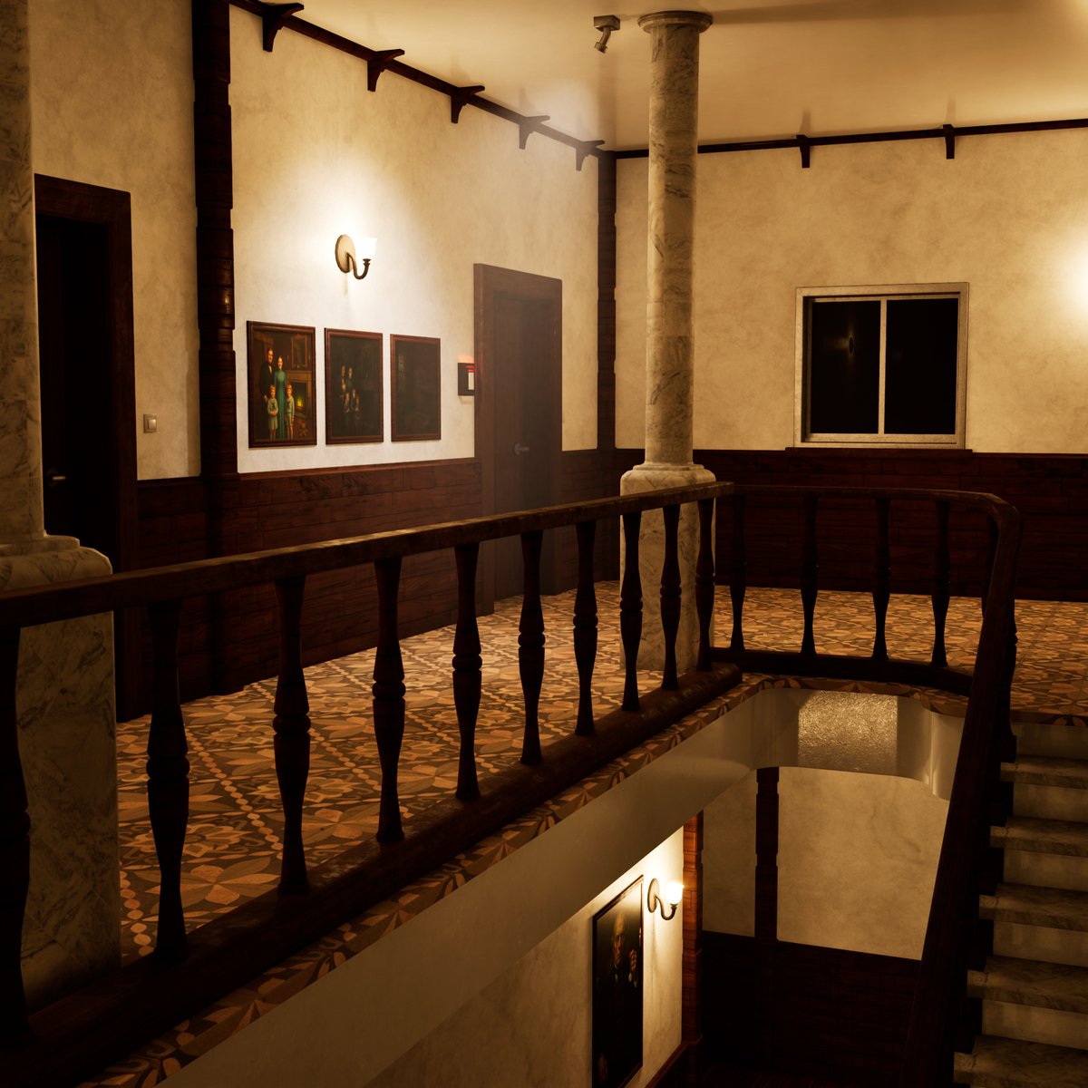 Visbilya's tweet photo. Project VIS.
First image of Project VIS, a playable horror experience currently in a very early stage of development. More details soon. #UnrealEngine #gamedev #horrorgame #indiegame https://t.co/xFKE20IK65