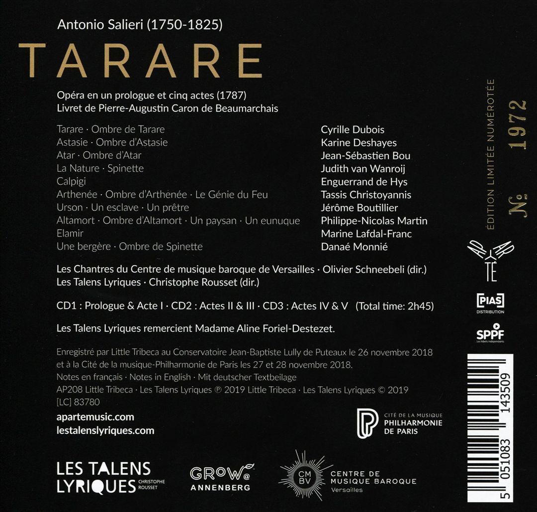 MozartCircle's tweet photo. #CDChoice #ch
#Salieri1825 #200Anniversary
Premiere 8 June 1787 @operadeparis
Months before #Mozart #DonGiovanni, #Salieri signed  #absoluteMasterpiece, which lasted for 131 performances until 1826 in #Paris,
was #RevolutionIcon!
Acclaimed @talenslyriques!
https://t.co/2OJBmFojFw https://t.co/X0ucQ0xnQm