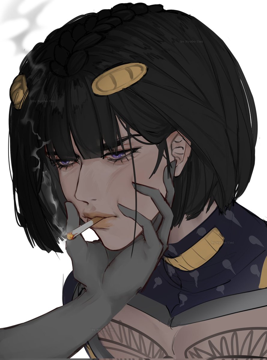 NyoboUmi's tweet photo. Cig break 🚬

#brunobucciarati https://t.co/sdmfWxn907