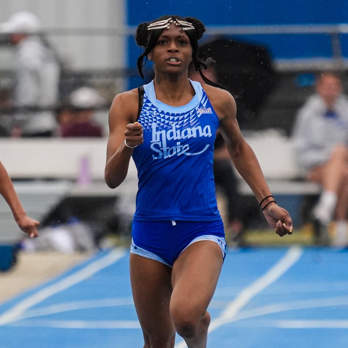 IndStXCTF's tweet photo. Another one for the program top-10 charts 📊

Jahnel Bowman with a wind-legal mark of 12.32m (40-5) in her first triple jump action of the outdoor season, placing third in the meet and sixth in program history!

#MarchOn | #StayRooted https://t.co/0fQO6L5GeW