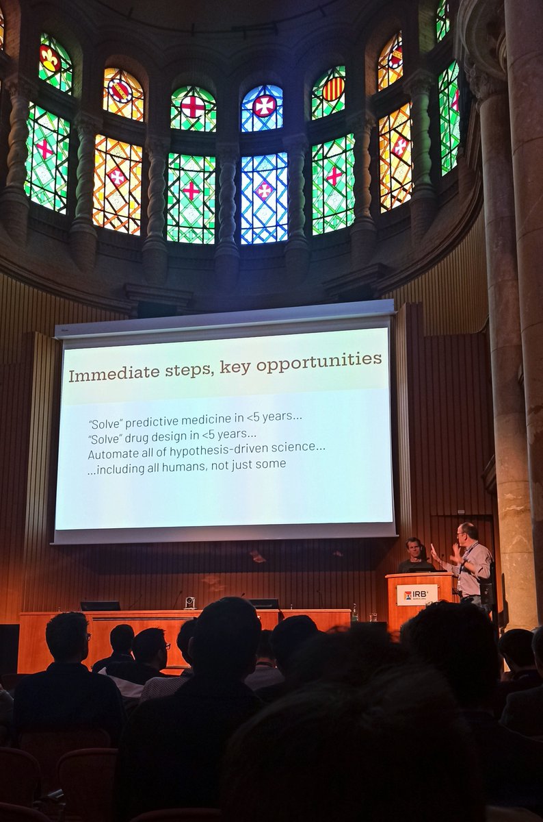 SPR_bio's tweet photo. Had an amazing time at the @IRBBarcelona #BioMed Conference “AI in Drug Discovery and Biomedicine” 🖥️💊. It was a pleasure to present our #poster alongside @dlopezbl10 in such a beautiful venue 😍.

#AI #Bioinformatics #CancerResearch @CascanteLab https://t.co/b1B0nkICs6