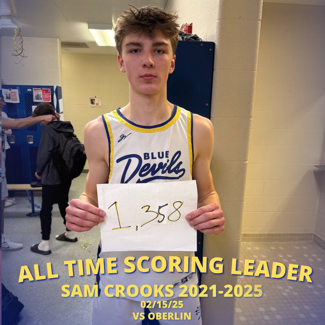 Marc Holliday (@indybdhoops) on Twitter photo <a href="/sam_crooks41/">Sam Crooks</a> will be representing our program @ the @GCBCA All Star game tomorrow afternoon. ๐ฏ Game will be @ Baldwin Wallace @ 2:00. Last chance to see our All Time Leading Scorer wearing a Blue Devil uniform. #Mudita <a href="/jake_lasky21/">Jake</a> <a href="/ohiovarsity/">Ohio Varsity</a> <a href="/cam_palmer55/">Cameron Palmer</a> <a href="/sam_crooks41/">Sam Crooks</a> will be representing our program @ the @GCBCA All Star game tomorrow afternoon. ๐ฏ Game will be @ Baldwin Wallace @ 2:00. Last chance to see our All Time Leading Scorer wearing a Blue Devil uniform. #Mudita <a href="/jake_lasky21/">Jake</a> <a href="/ohiovarsity/">Ohio Varsity</a> <a href="/cam_palmer55/">Cameron Palmer</a>