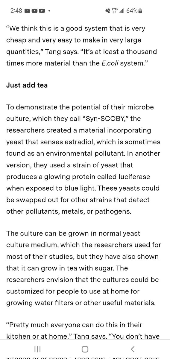 BarelyBook's tweet image. I hope all the Kombucha Tea drinkers understand what you're actually consuming. 
Inspired by kombucha tea, engineers create “living NANO materials”
news.mit.edu/2021/living-ma…

#Luciferase #nanowires #kombucha 
#BioDigitalConvergence