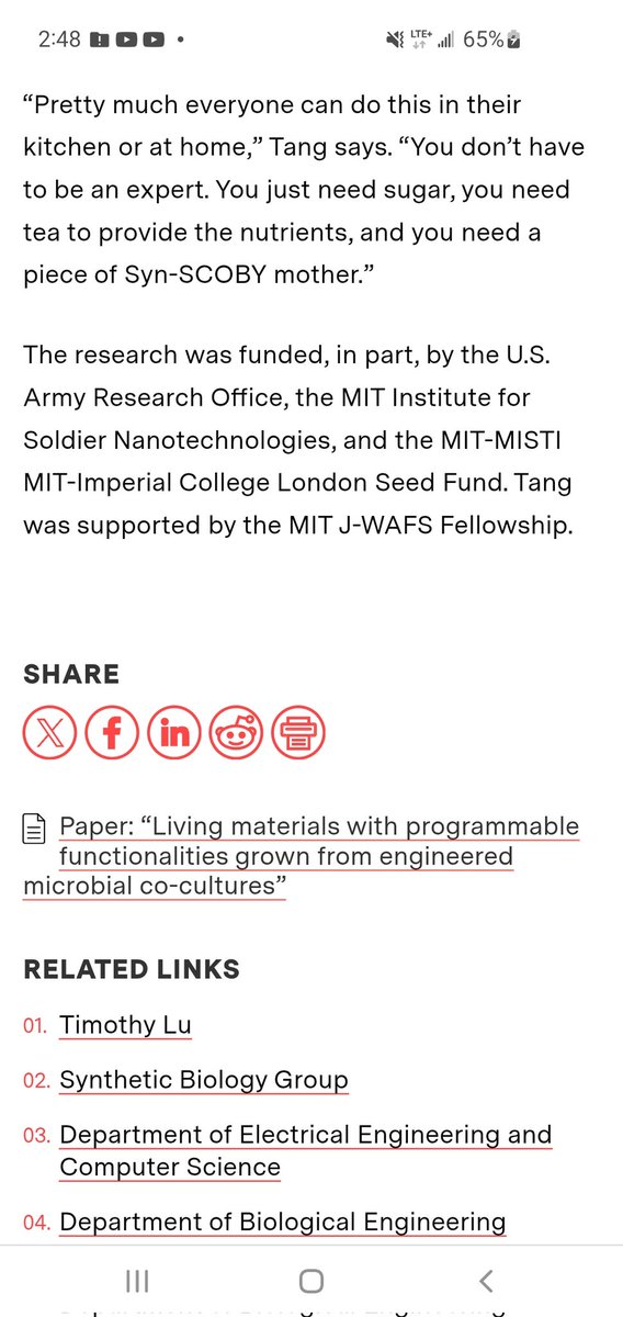 BarelyBook's tweet image. I hope all the Kombucha Tea drinkers understand what you're actually consuming. 
Inspired by kombucha tea, engineers create “living NANO materials”
news.mit.edu/2021/living-ma…

#Luciferase #nanowires #kombucha 
#BioDigitalConvergence