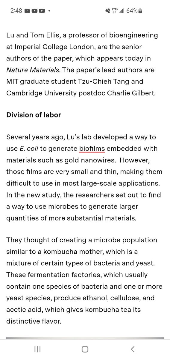 BarelyBook's tweet image. I hope all the Kombucha Tea drinkers understand what you're actually consuming. 
Inspired by kombucha tea, engineers create “living NANO materials”
news.mit.edu/2021/living-ma…

#Luciferase #nanowires #kombucha 
#BioDigitalConvergence