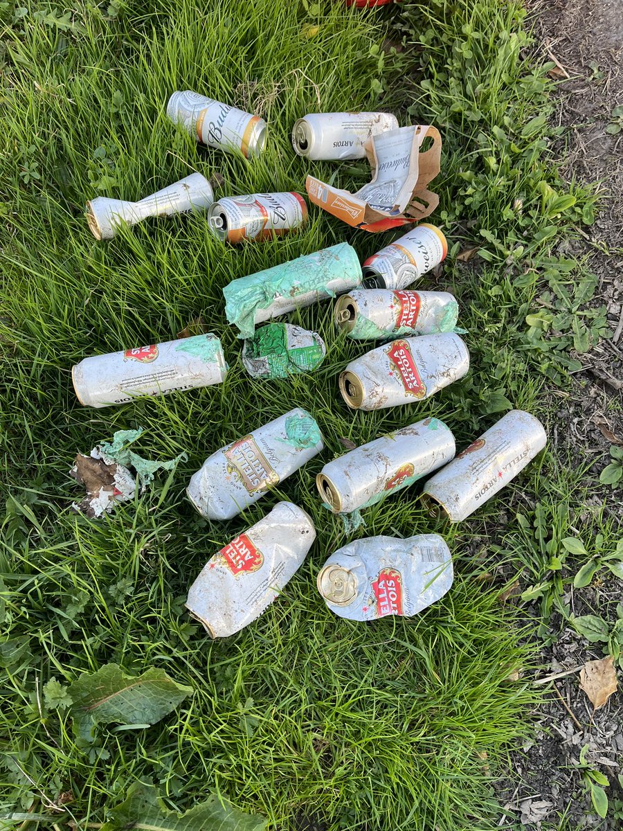 DAY THIRTY-TWO OF LENT LITTER PICK 2025: 
A bag collected near Kempsford today. And on the way back to the car collected a further 15 cans! Together we can make a difference! 💚🌎♻️🚯
Please sponsor me by donating to this amazing charity ⬇️⬇️⬇️
justgiving.com/page/abagadayk…