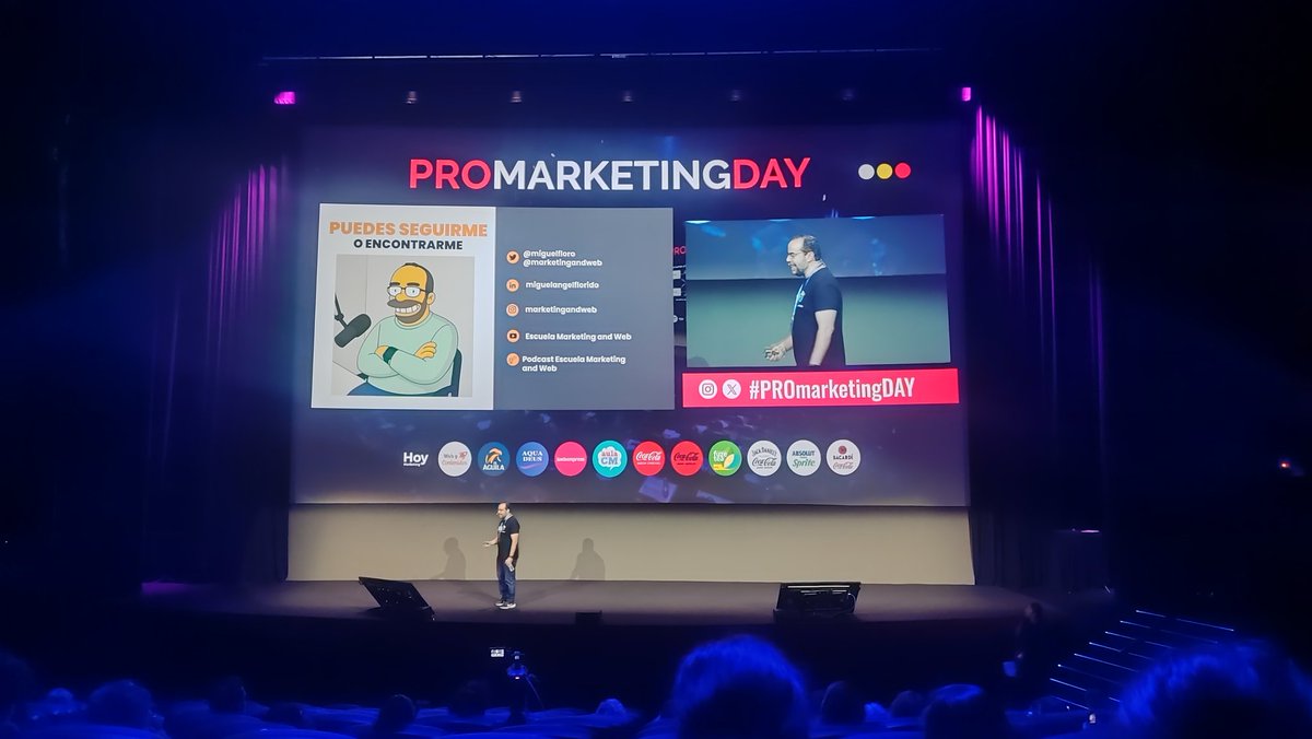 Desmontando mitos sobre la IA, ¿Amiga o enemiga?? 
<a href="/miguelfloro/">Miguel Florido</a> nos da algunas aplicaciones prácticas de la IA al Marketing Digital. 💻

 #PROmarketingDAY 
<a href="/aulaCM/">Aula CM - Escuela de Comunicación y Marketing</a> <a href="/promarketingday/">Pro Marketing Day</a>