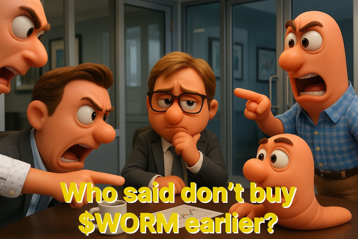 CryptoWorm72's tweet photo. 🐛💥 "Board meeting got heated after someone said not to buy $WORM...
Now guess who’s no longer invited to lunch. 😂👇 #CryptoWormArmy #WORMARMY #MemeCoinSeason
🌐 Website: https://t.co/WAzLPxJ2ts
🐦 Twitter/X: @CryptoWorm72
💬 Telegram: https://t.co/OUThGL6GgG https://t.co/OuiLWSuY1Y
