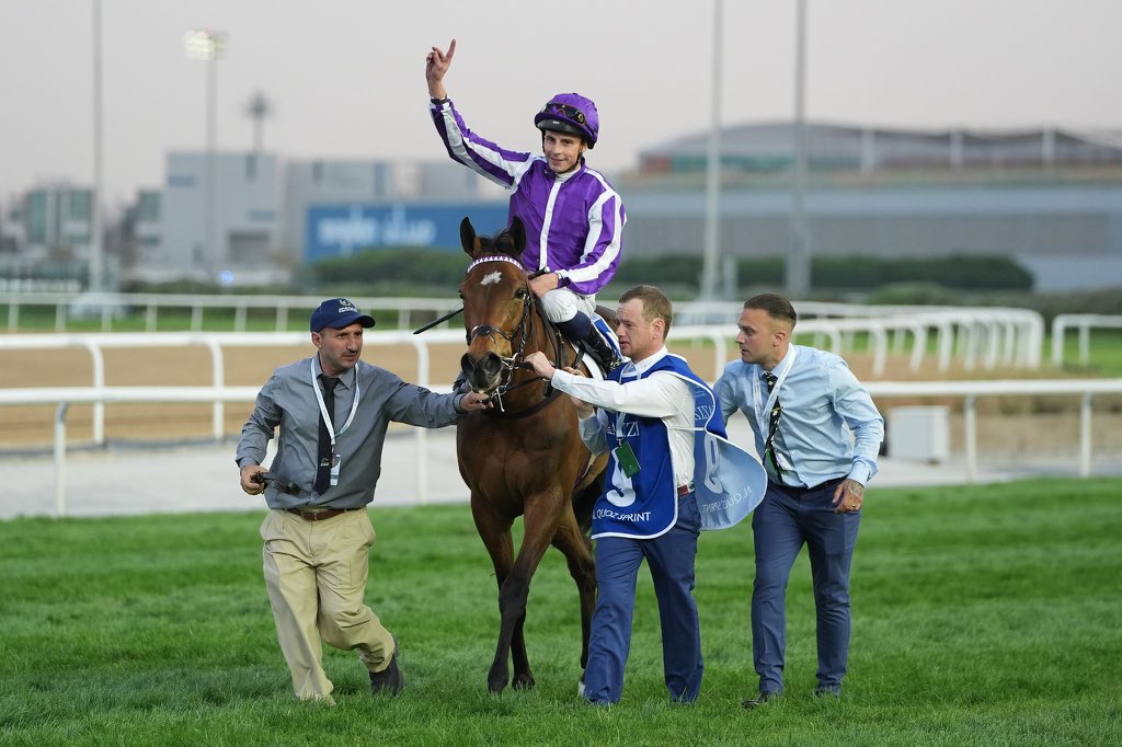 George Boughey Racing (@gbougheyracing) on Twitter photo BELIEVING gets her G1 in The Al Quoz Stakes at Meydan under a perfect ride from <a href="/WilliamBuickX/">William Buick</a> - well done to Mrs Magnier, M Tabor, D Smith & Resolute
A huge well done to ALL my team, a special mention to Adi Rogers, Henry Morshead, Jordon McMurray & Kristan Archer!
π«π«π« BELIEVING gets her G1 in The Al Quoz Stakes at Meydan under a perfect ride from <a href="/WilliamBuickX/">William Buick</a> - well done to Mrs Magnier, M Tabor, D Smith & Resolute
A huge well done to ALL my team, a special mention to Adi Rogers, Henry Morshead, Jordon McMurray & Kristan Archer!
π«π«π«