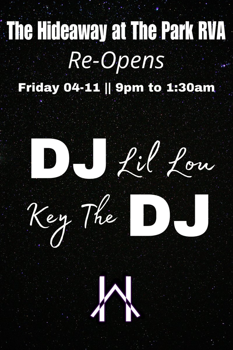 FYI: We’re opening The Hideaway next weekend ‼️😎🪩🔥