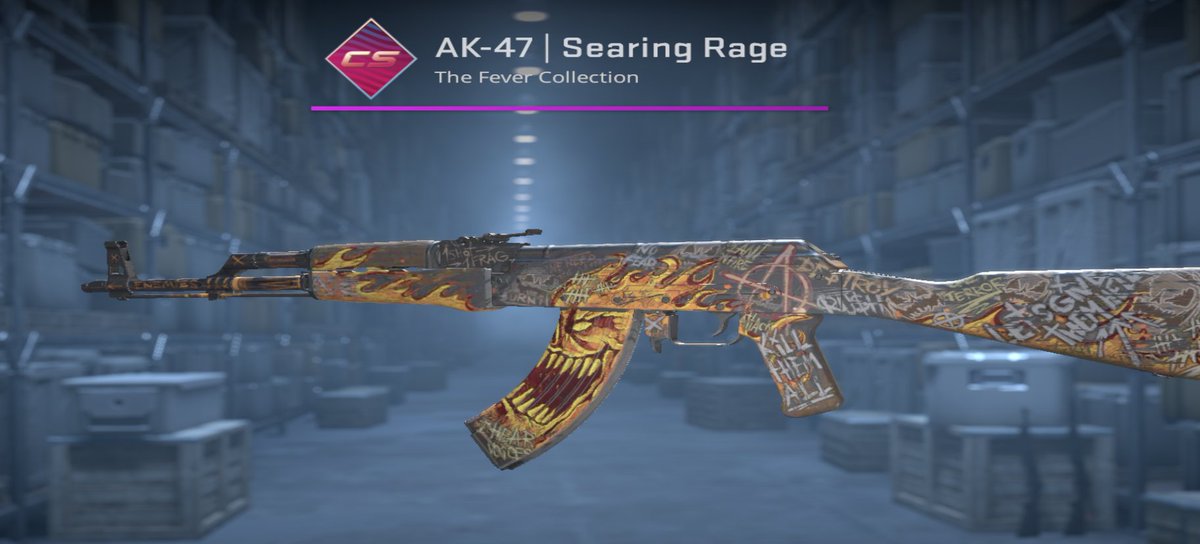 🗣️BRAND NEW AK-47 SEARING RAGE GIVEAWAY! 
🗒️To Enter:
✅Like &amp; RT
✅Follow: <a href="/VaultyCS/">Vaulty</a> and subscribe: youtube.com/@Vaultygamble 
✅Post proof! 
⏲️7 Days