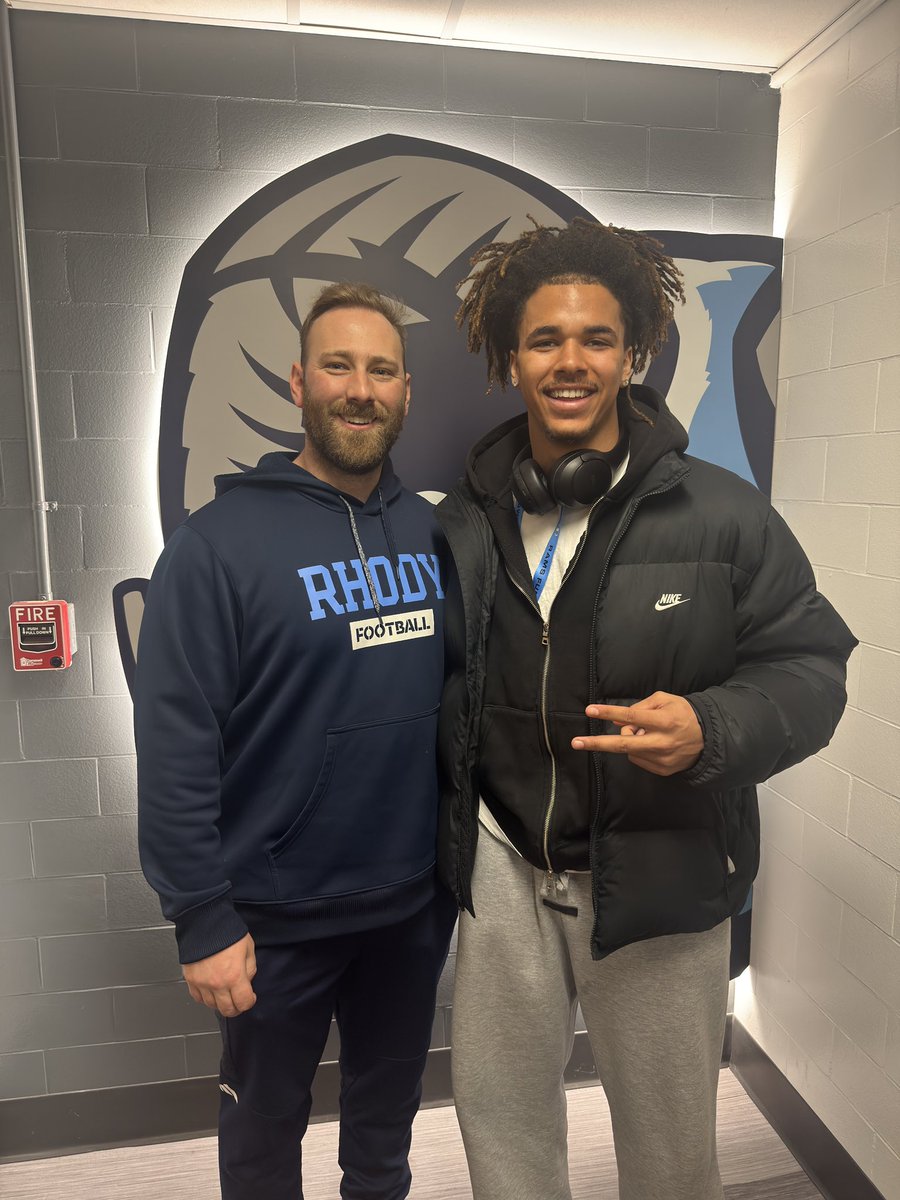 Tyler Bell (@tylerbell2026) on Twitter photo After a great visit I am blessed and thankful to have received an offer from the University of Rhode Island #agtg
<a href="/coachflem/">Jim Fleming</a> <a href="/Coach_Loftus/">Tyler Loftus</a> <a href="/RhodyFootball/">Rhody Football</a> <a href="/SPPFootball/">St. Peter's Football 🏴☠️</a> <a href="/CoachRichHansen/">Rich Hansen 🏴☠️</a> <a href="/CoachOFlaherty/">Ryan O'Flaherty</a> After a great visit I am blessed and thankful to have received an offer from the University of Rhode Island #agtg
<a href="/coachflem/">Jim Fleming</a> <a href="/Coach_Loftus/">Tyler Loftus</a> <a href="/RhodyFootball/">Rhody Football</a> <a href="/SPPFootball/">St. Peter's Football 🏴☠️</a> <a href="/CoachRichHansen/">Rich Hansen 🏴☠️</a> <a href="/CoachOFlaherty/">Ryan O'Flaherty</a>