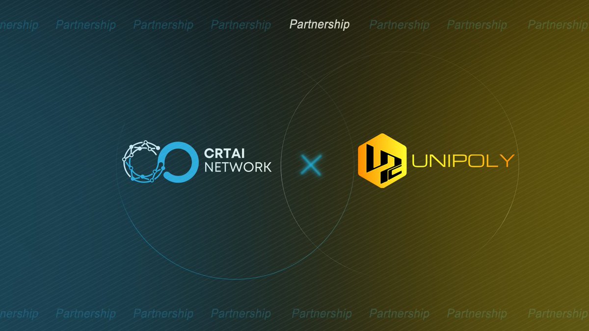 🔉 Partnership Announcement 🚀

We’re thrilled to announce our official partnership with <a href="/unipolycoin/">Unipoly Coin</a>  , a trailblazing Web3 gaming studio redefining the boundaries of blockchain-powered entertainment 🎮

By joining forces, Crtai Network and Unipoly Games will explore new