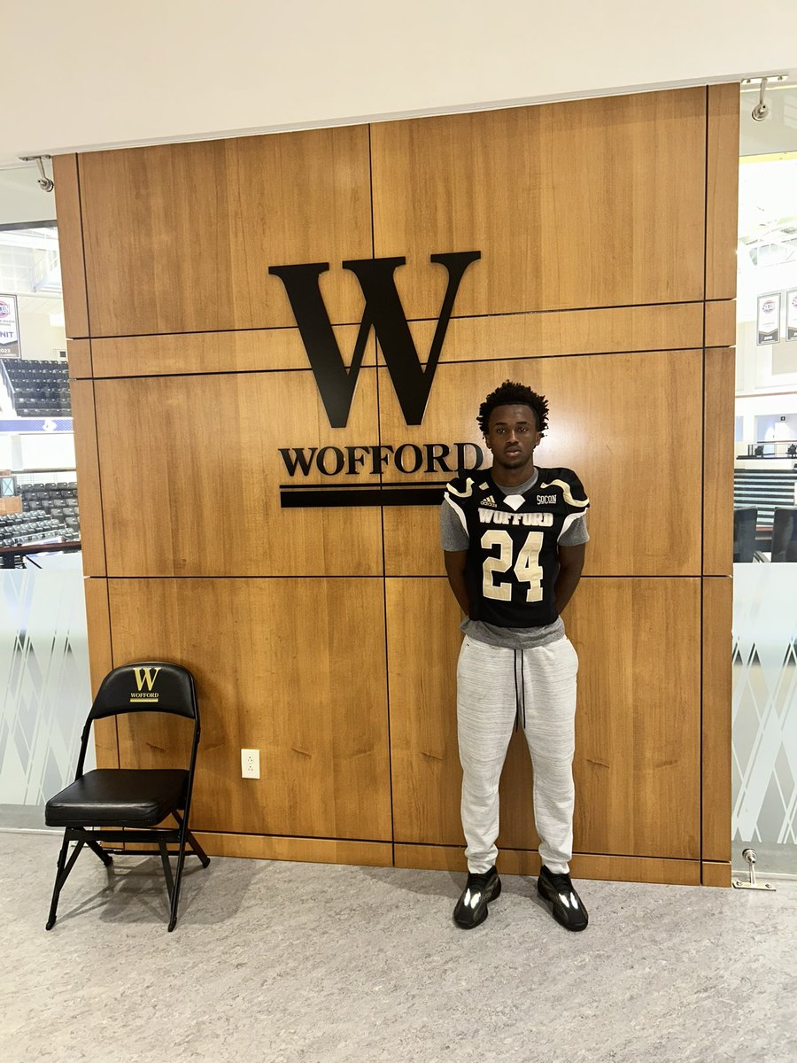 Great Day <a href="/Wofford_FB/">Wofford Football</a> Can’t wait to get back down here for camps! <a href="/CoachWatson_24/">Devin Watson</a> <a href="/CoachNapoleon/">Brandon Napoleon</a> <a href="/coach_bras/">Scott Braswell Jr.</a> <a href="/CoachCainFB/">Cam Cain</a> <a href="/DFHSRecruiting/">Dutch Fork Football Recruits</a>
