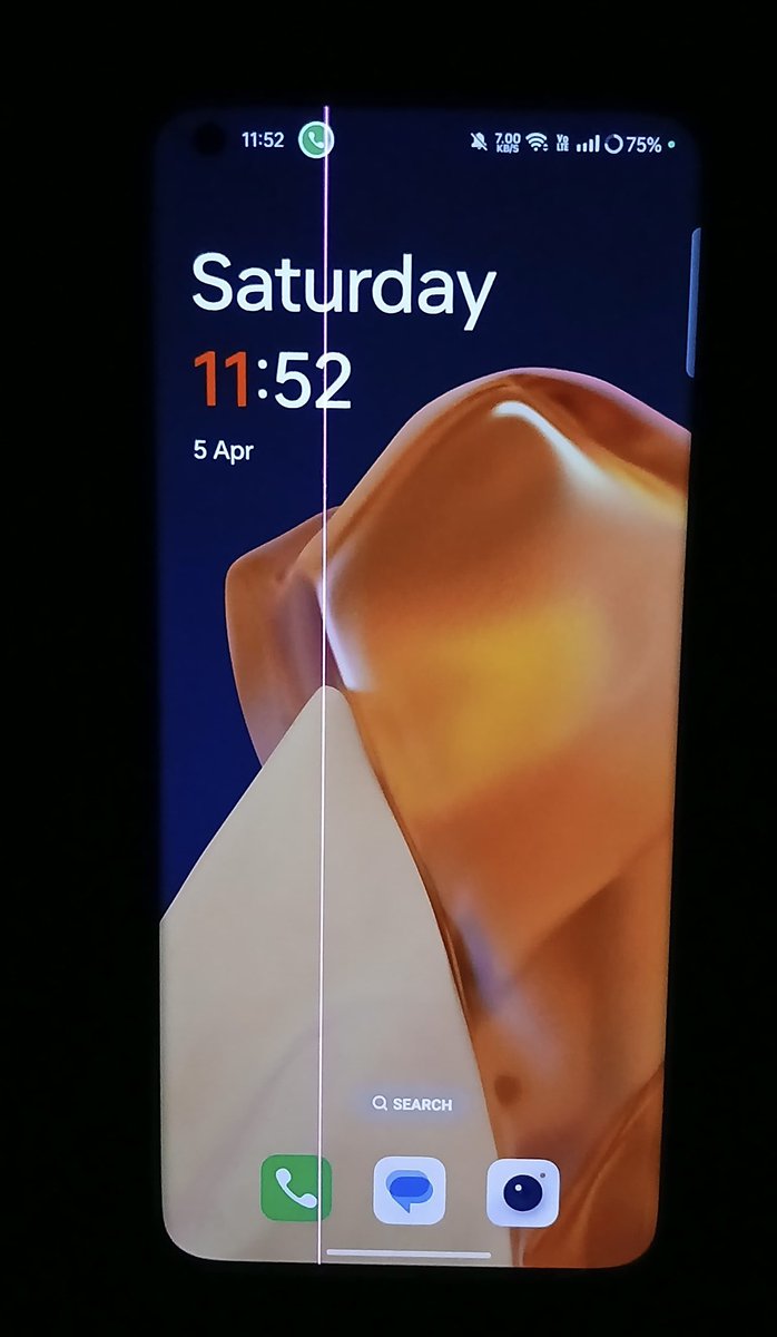 Syedmusharaf013's tweet image. Hi @OnePlus_IN, I’m facing a pink line issue on my OnePlus 9 Pro. The line suddenly appeared while using the phone normally, without any physical or water damage. Please help me with a display replacement under goodwill policy
@OnePlus_Support
#OnePlus #PinkLineIssue
#Oneplus9pro