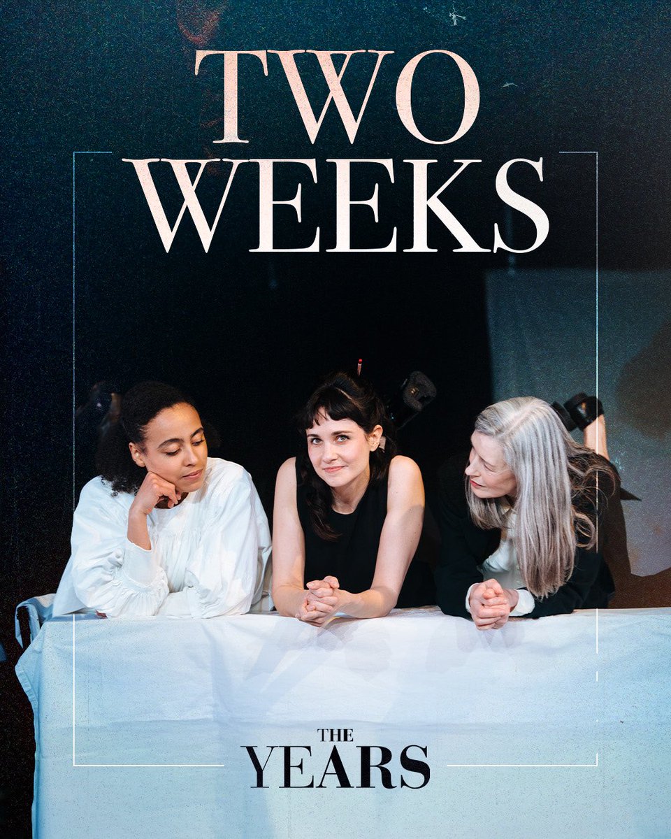 The Years (@theyearsplay) on Twitter photo Final two weeks remaining of #TheYearsPlay in the West End.
Don't miss the ⭐️⭐️⭐️⭐️⭐️ ‘Utterly Unmissable’ (<a href="/WhatsOnStage/">WhatsOnStage</a>) production
🎟️ theyearsplay.com Final two weeks remaining of #TheYearsPlay in the West End.
Don't miss the ⭐️⭐️⭐️⭐️⭐️ ‘Utterly Unmissable’ (<a href="/WhatsOnStage/">WhatsOnStage</a>) production
🎟️ theyearsplay.com
