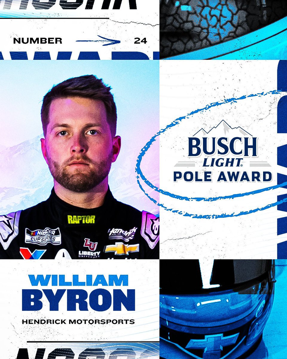 NASCAR (@nascar) on Twitter photo His #NASCARThrowback will start up front!
<a href="/WilliamByron/">William Byron</a> wins the #BuschLightPole at <a href="/TooToughToTame/">Darlington Raceway</a>! His #NASCARThrowback will start up front!
<a href="/WilliamByron/">William Byron</a> wins the #BuschLightPole at <a href="/TooToughToTame/">Darlington Raceway</a>!