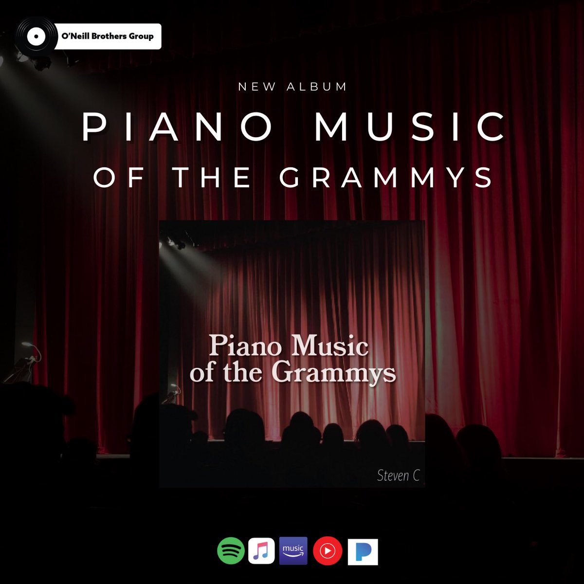 🎹 New Album: “Piano Music of the Grammys”

A journey through Grammy-winning melodies, reimagined on the piano.

🎶 Listen here linktr.ee/stevencmusic (in bio)

#PianoMusic #GrammyHits #NewAlbum