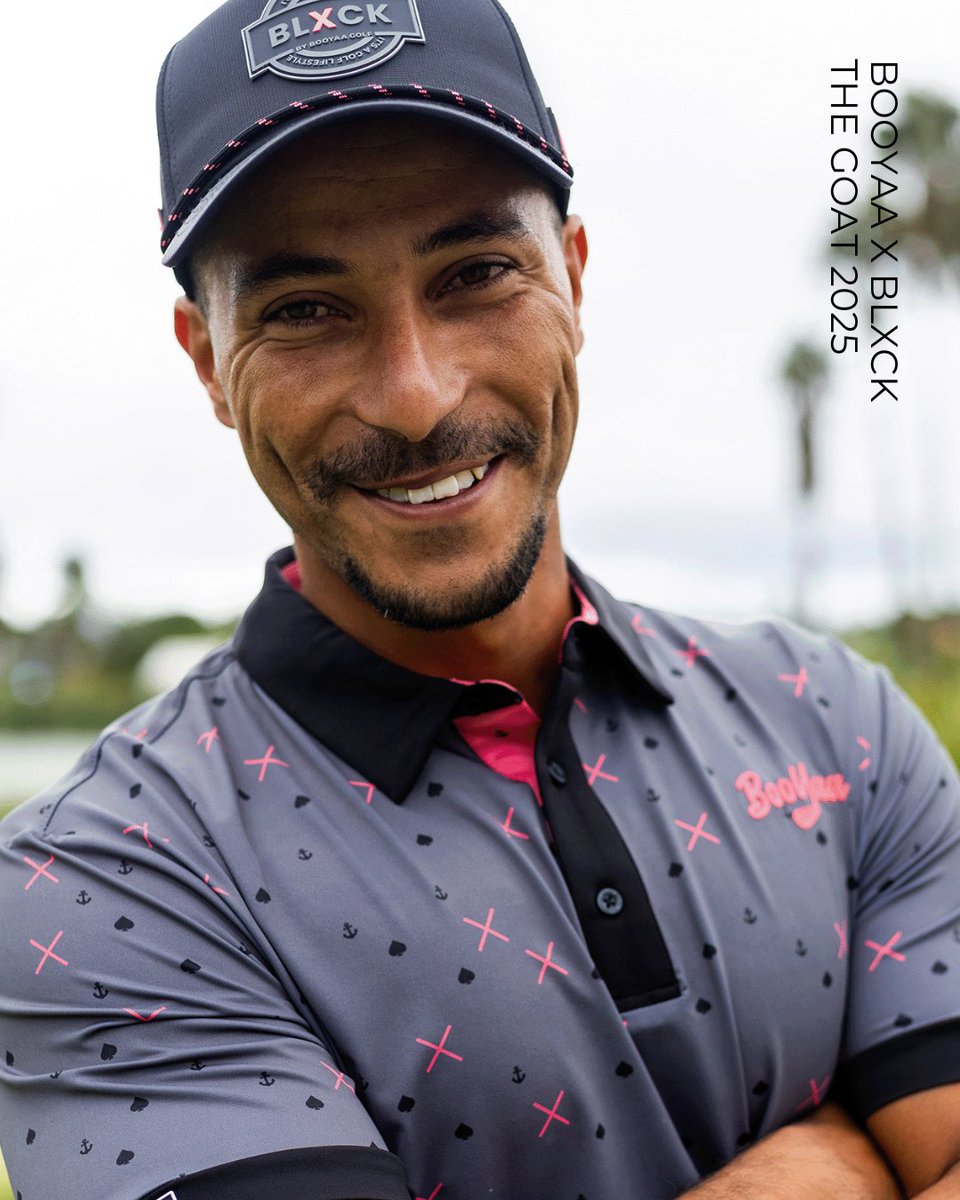 BooYaaGlobal's tweet photo. This one’s for the boldest in the game 🐐🖤
Introducing The GOAT (BLXCK) from our Lifestyle Collection - where street style meets golf performance.

🔥 Available online at https://t.co/TVXJUblJGD — wherever you play, we’ve got you covered.
#BooYaaGolf #TheGOAT #BLXCKByBooYaa #LifestyleOnAndOffTheCourse #GolfStyle #BooYaaTakeOver #YourLifeYourTime