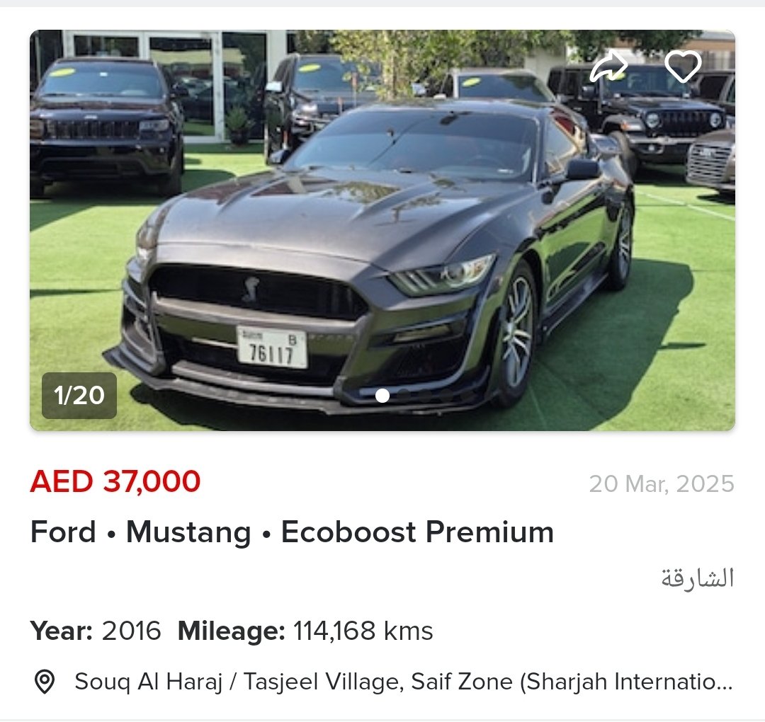 Ozzzytunc's tweet photo. @suloparator Türkiye de o para verilmez. Dubai de 380 bin TL ye alınabiliyor. 
Şimdi vaz geçersin bence 🤣 https://t.co/MBbSA0fxdp