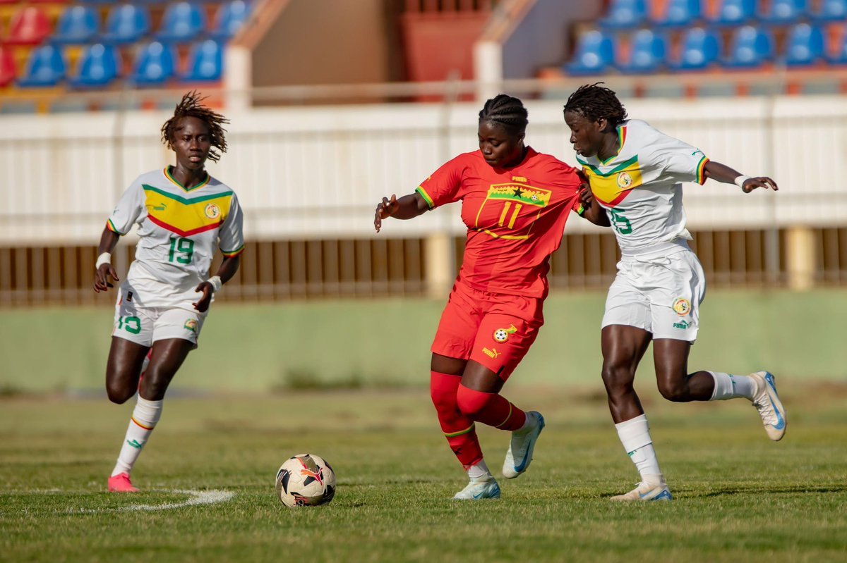 GhanaWNT's tweet photo. 78’ - inching closer to the final 10 minutes…!!!

 🇸🇳 0:1 🇬🇭 

#ShineBlackQueens ✨
#BringBackTheLove 💕 https://t.co/WujdUVAMym