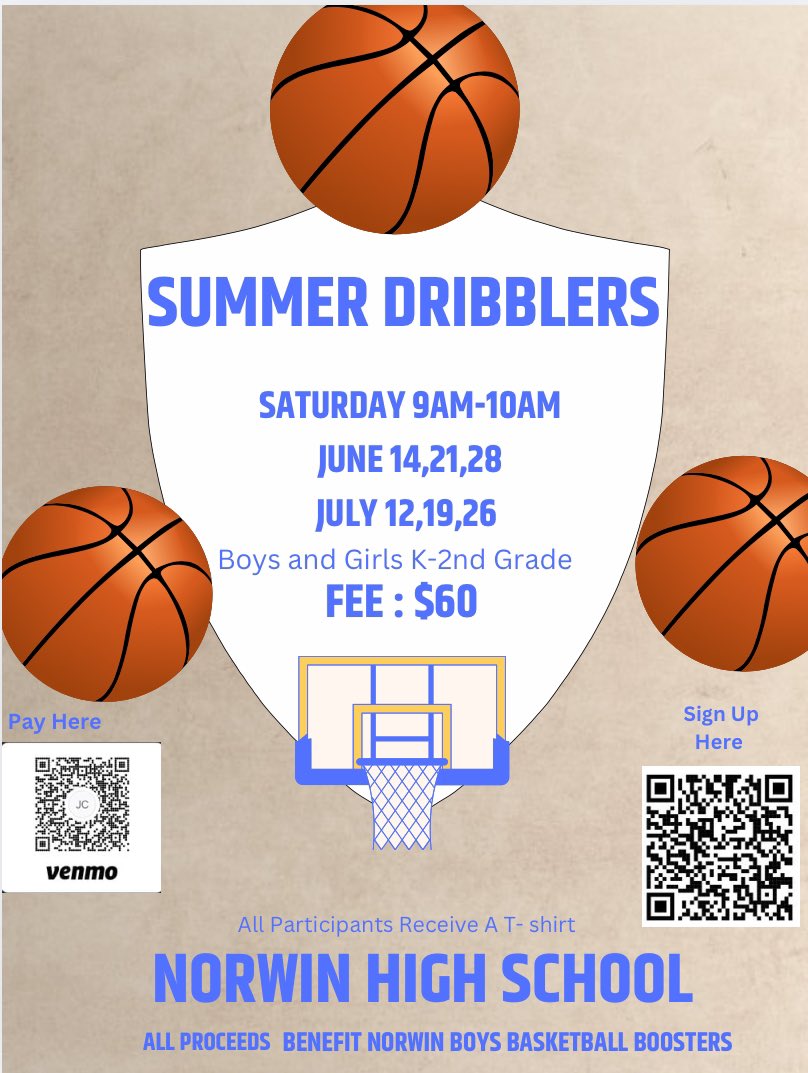 Little Dribbers is back! After a great winter session we are excited to announce our summer schedule. We are looking forward to working with our little dribblers again! See you on June 14!