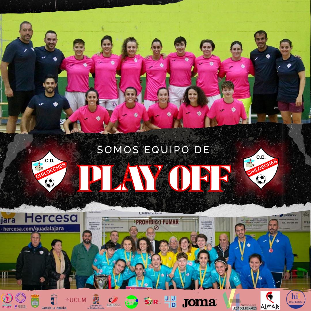 ‼️ SOMOS EQUIPO DE PLAYOFF ‼️

Por tercera temporada consecutiva nuestras chicas se clasifican para la disputa de los playoff de ascenso a primera!!!

A seguir trabajando para lo que viene... 

VAMOS CHILO 💪 ⚽️ 🔴