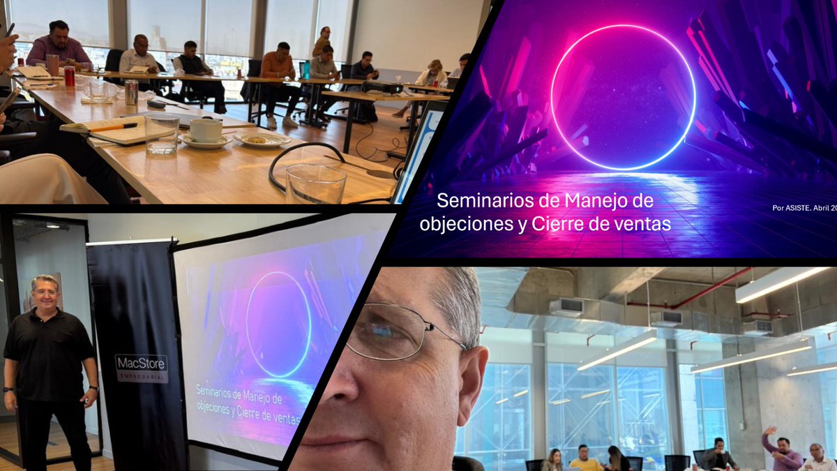 mpolishuk's tweet photo. Big thanks to MacStore Empresarial for the opportunity to train their @Apple high-performance B2B sales team in closing strategies and objection handling. Great energy, great people—results will follow! 💼🚀 #SalesTraining #B2B #MacStoreEmpresarial https://t.co/bt6RWz1Y5z