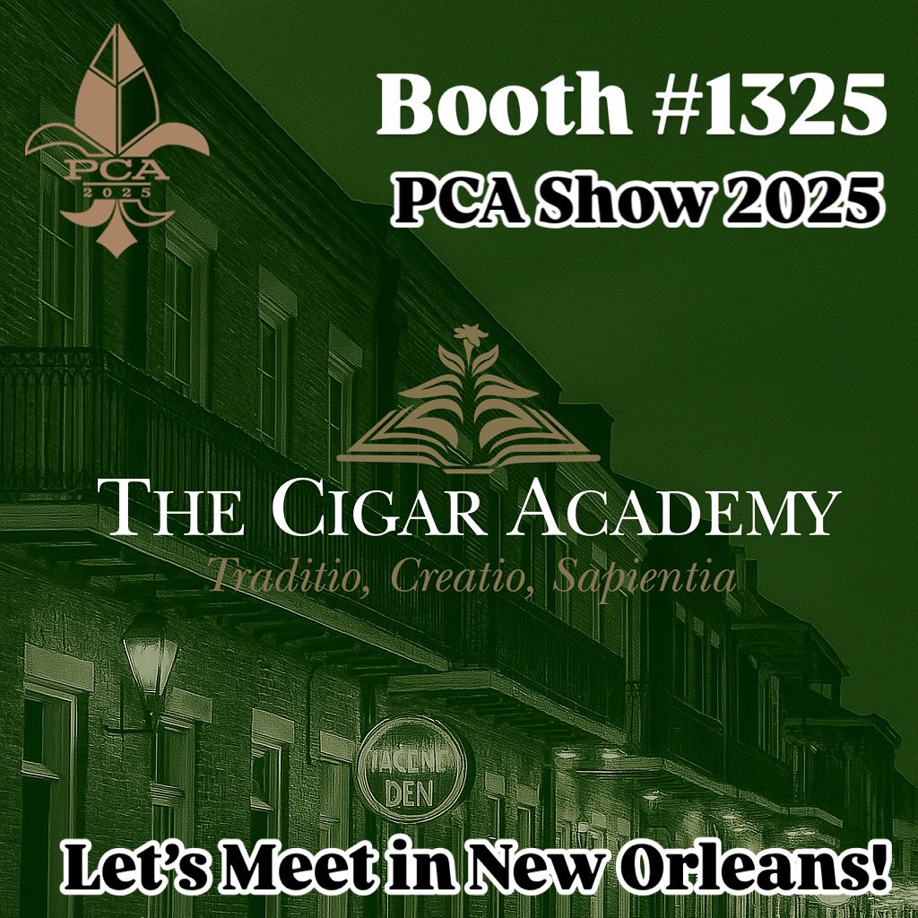✅ Meet with us in New Orleans! Booth #1325 <a href="/PCA1933/">Premium Cigar Association</a> @the_cigar_academy #pca25 #neworleans #education #knowledge #certification