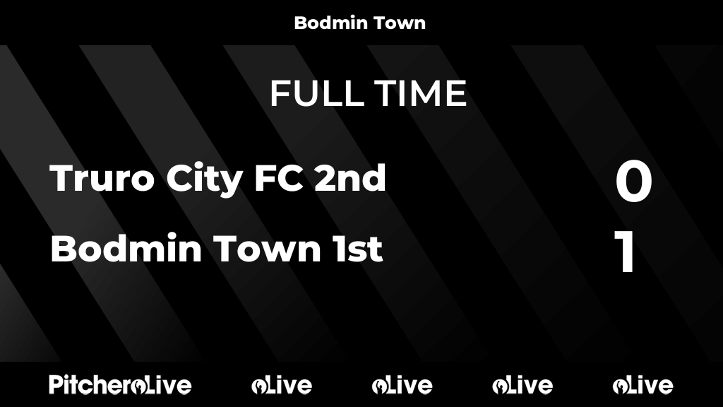 FCBodminTown's tweet photo. FULL TIME: Truro City FC 2nd 0 - 1 Bodmin Town 1st
#TRUBOD #Pitchero
https://t.co/yqUYDLFRo3 https://t.co/zS3BkIr1mp