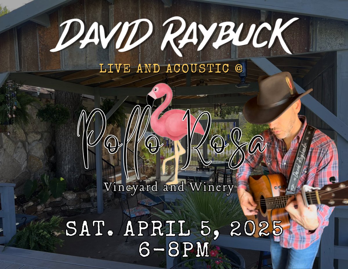 davidraybuck's tweet photo. Come hang with me tonight at one of my favorite places, Pollo Rosa Winery and Vineyard in Cleburne, Texas. This will be indoors to avoid the chilly wind. https://t.co/99V3gKSijI