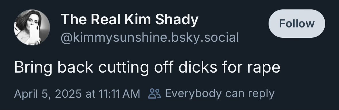 GeneralJenrick's tweet image. No need.  The rapists are already doing it to themselves.  They usually change their pronouns first, though.