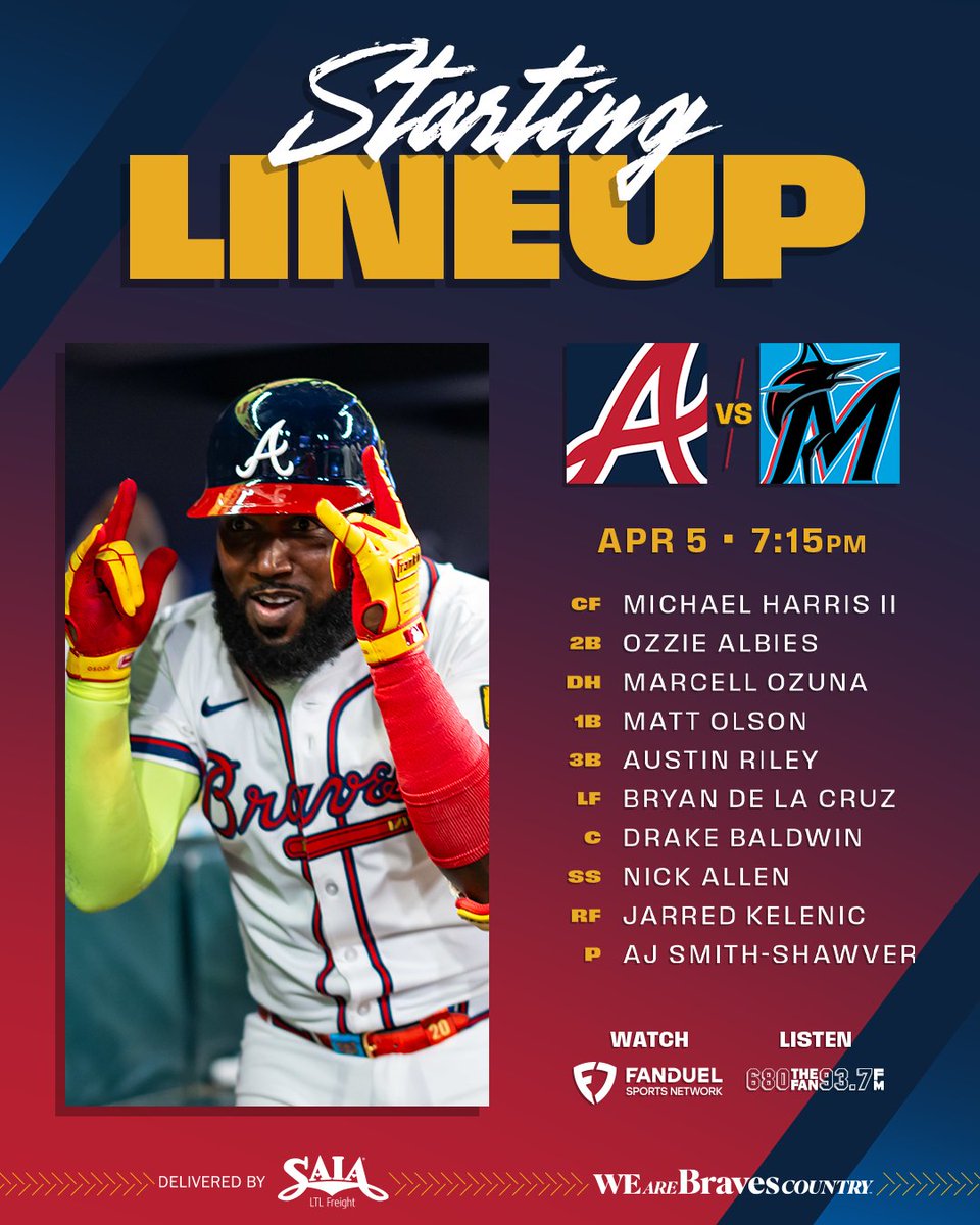 Saturday night at @TruistPark 🙌 #BravesCountry